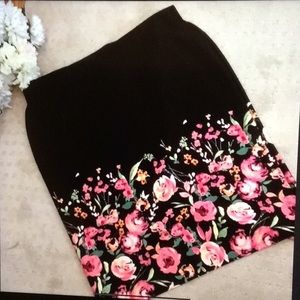 NY Co. Floral Skirt